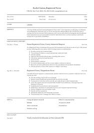 Registered Nurse Resume Sample Writing Guide 12 Samples Pdf