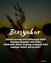 Yang sempurna tak menjanjikan kebahagiaan. Bersyukurlah Kurangi Insecure Kumpulan Puisi Bagus Facebook