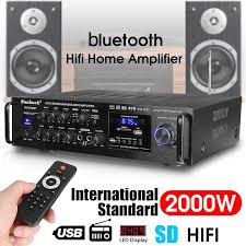 Browse through a total of 48 audio amplifier circuits and projects. 110 230v 2000w 4 16ohm Wireless Audio Amplifier Bluetooth Stereo Karaoke 2 Mic Input Home Theater Buy From 97 On Joom E Commerce Platform