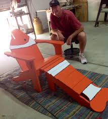 Almost Finished With Our Clown Fish Adirondack Chair Adirondack Chair Clown Fish Chair