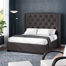 These headboard upholstered beds come with amazing features and enhance safety and the quality of sleep. Darby Home Co Chenery Tufted Upholstered Low Profile Platform Bed Reviews Wayfair