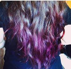 A packet or two of unsweetened koolaid (how many you need depends on how thick your hair is). Purple And Black Cherry Kool Aid Kool Aid Hair Kool Aid Hair Dye Dyed Hair