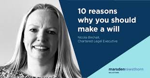 10 reasons to make a will