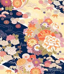 This figure of utaha kasumigaoka from saekano is absolutely stunning, depicting her in a kimono featuring a royal deep purple behind a classic floral. Traditional Kimono Motifs Art Print By Malamalama Japanese Art Japanese Embroidery Traditional Kimono