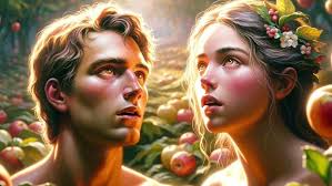The complete story of Adam and Eva in the Book of Genesis from Bible