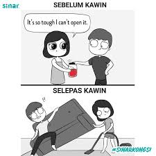 Kartun muslim hitam putih gambar kartun 26 02. Sinar Perempuan Sebelum Kahwin Vs Selepas Kahwin Be Facebook