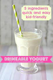 Homemade Drinkable Yogurt Recipe Fpies Kid Friendly Courtney S Sweets