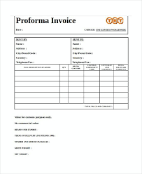 Simple Proforma Invoice Templates Word Proforma Invoice Template Things That Help You To Create Pro Proforma Invoice Invoice Template Word Invoice Template