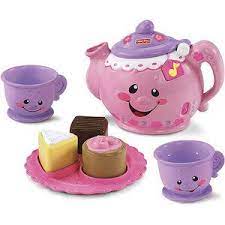 Fisher Price Laugh Learn Say Please Play Tea Sets Dishes 7 Pieces Walmart Com Fisher Price Toys Tea Set Baby Girl Gifts