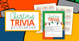 We earn a commission for products purchased through some links in this article. Christmas Trivia Game Printables Sunshine And Rainy Days