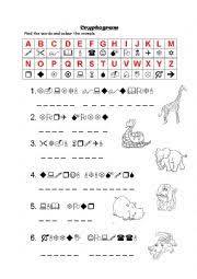 Somehow, if you are at home and nowhere to go in particular, kids love seeing flowers, zoo animals, butterflies, and other cute things that make them happy. Animal Cryptogram Esl Worksheet By Zapja