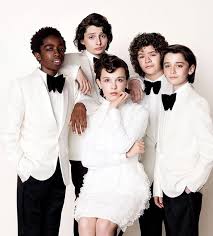 Caleb Mclaughlin Finn Wolfhard Millie Bobby Brown Gaten Matarazzo Noah Schnapp Stranger Thi Stranger Things Kids Cast Stranger Things Stranger Things
