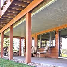 Tiledek membranes bring the waterproofing element to these tile deck projects and can provide warranted waterproofing for 10 years. Under Deck Roof Diy Family Handyman
