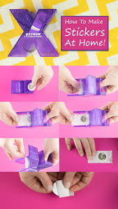 How To Make Stickers Craft Weekly How To Make Stickers Diy Stickers Homemade Stickers
