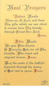 Before After Meal Prayers Food Prayer Prayer For My Family Prayer Scriptures