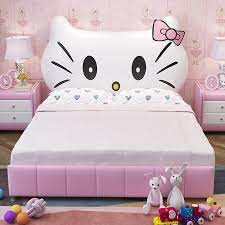 16 adorable cartoon inspired bedroom design ideas for kids. Hello Kitty Cartoon Design Children Bedroom Furniture For Girls Solid Wood Leather Kids Bed Buy Hello Kitty Beds For Kids Kids Beds Girls Girls Bed Kids Product On Alibaba Com