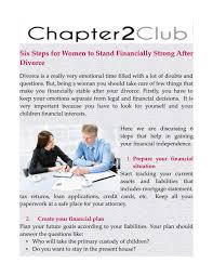 Be absolutely certain your marriage cannot be saved before you make the decision to part ways with your spouse, take a hard look at your marriage and ask yourself if you've done everything you possibly could to save it. Divorce Financial Advice By Mary Smith Issuu