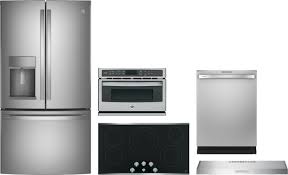 Save up to $2,000 on a ge profile kitchen appliance package. Ge Gerectwodwrh321 5 Piece Kitchen Appliances Package With French Door Refrigerator And Dishwasher In Fingerprint Resistant Stainless Steel