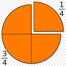 half circle clipart fraction chart number transparent