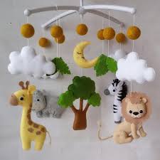 Baby Mobiles Safari Baby Mobiles Baby Animals Mobiles Etsy In 2020 Safari Nursery Decor Safari Baby Mobile Nursery Decor Gifts