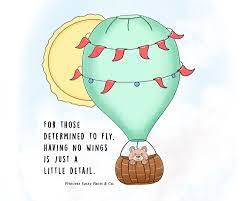 Hot Air Balloon Art Print Teddy Bear Flying Inspirational Etsy Hot Air Balloons Art Hot Air Balloon Quotes Balloon Quotes