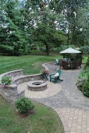 The warm illumination and the comfortable heat combined with the added protection and privacy given by the pergola, makes it all the more inviting to use. 30 Amazing Diy Fire Pit Ideas Patio Pavers Design Backyard Landscaping Designs Garden Patio Design