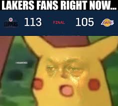 Lmfaooooo thats wrong rt @nbamemes: Nba Memes Lakers Fans Seeing A Must Win Vs The Clippers Facebook