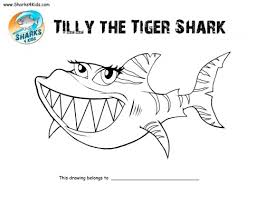 2017 hot wheels #6/10 shark shock creatures monster jam 1:64 truck w/ team flag. 20 Free Printable Shark Coloring Pages Everfreecoloring Com