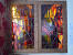 Antique Leaded Glass Cabinet Doors