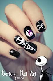 Thesundaynailbattle Jack Skellington Perd La Tete Unas De Halloween Disenos De Unas Halloween Disenos De Unas
