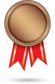 Download the perfect bronze medal pictures. Bronze Medal With Red Ribbon Vector Stock Vector Colourbox