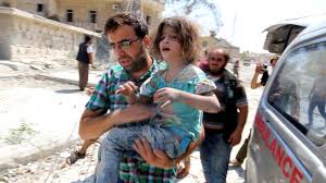 The terrifying reality of the syrian government's relentless barrel bombing of the besieged city of daraya, outside damascus, is made brutally clear in a new video released by amnesty international today amid the latest round of peace talks in geneva. Syria War Dozens Killed While Attending Aleppo Funeral Humanitarian Crises News Al Jazeera