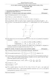 En 2020 Subiecte și Barem Edu Matematică Sesiunea Specială Evaluarea Națională 2020 Clasa A 8 A Din 30 06 2020 Jitaruionelblog Pregatire Bac Si Evaluarea Nationala 2021 La Matematica Si Alte Materii Materiale Lectii