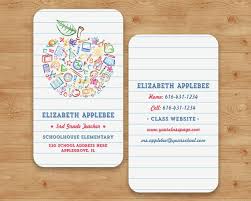 Fill up your business profile and auto generate your business cards. Substitute Quotes For Business Cards Colorful Teachers Apple Business Card Apple By Papersunstudio Dogtrainingobedienceschool Com