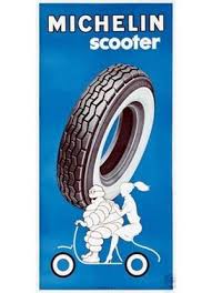 Vintagearte Michelin Bibendum Scooter Tire Poster Posters And Framed Art Prints Available Publicites Vintage Affiche Vintage Moto Bmw