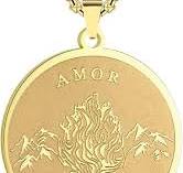 Lugzhuin Amor Fati Pendant Stoic Necklace Philosophy Pendant ...