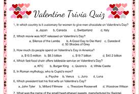 Although playing trivia is recommended by seniors, it does not mean that the memory it has will recover only that it can be a little better. Free Printable Valentine Trivia Game With Answer Key