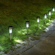 Discount prices on exterior lights! Mingshanancient Solar Pathway Lights Outdoor Solar Powered Landscape Garden Lights For Pathway Lawn Patio Yard Path Walkway Decoration 12 Pack Wayfair