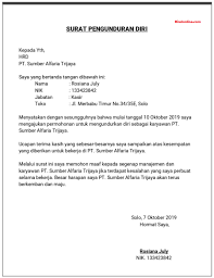 Contoh surat resign organisasi kampus. 50 Contoh Surat Pengunduran Diri Dasawisma Pictures Contohsurat Lif Co Id