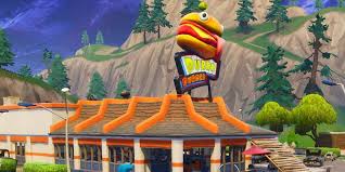 Durr burger in fortnite season 6 (image via fortnite.gg) once both of these tasks are completed, players should get into the vehicle and start driving towards the pizza pit. 1 Wo Man Einen Mit Drift Bemalten Durr Burger Kopf Dinosaurier Und Steinkopf Findet Fortnite