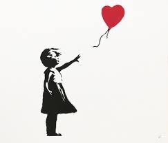 赤い風船に手を伸ばす少女」の作品解説。バンクシーの代表作《Girl with Balloon》とは？ - NEW ART STYLE