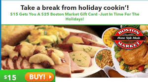 50% off top attraction tickets; Great Saveology Deal 25 Boston Market Gift Card For 15