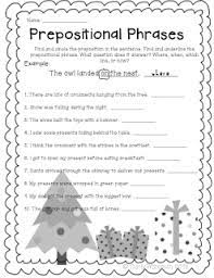 Although prepositional phrases can be inserted in many different locations within a sentence. First Grade Fabulosity Prepositional Phrases Prepositional Phrases Worksheets Phrase