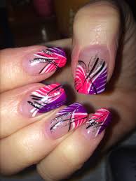 From heart nail art designs, strips, glitter, flowers, stones to lips and kisses, there are a let's talk about some very popular valentine day nail art designs that will add sparkles to your personality and. February 2015 Right Purple Pink Purple Nail Designs Nail Designs Purple Nails