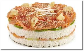 Sushi Torte Rezept Rezept Sushi Torte Rezepte Lebensmittel Essen