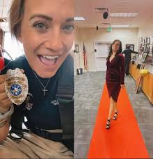 🔥FIREFIGHTER OF THE MONTH 🔥FF/Paramedic Shelton. For the month of October  we selected Medic/FF Shelton, anyone who knows her loves her. She is the  hardest working gal you'll meet and she's the