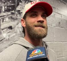 Bryce Harper will be the Phillies' everyday 1B going forward, per GM Dave  Dombrowski.