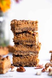 I like to spray the top with olive oil spray and sea salt right before baking to give it a little extra taste and texture. Gluten Free Sweet Potato Pie Bars Food Faith Fitness