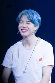 Jimin Reactions Jimin Blue Hair Jimin Blue Hair
