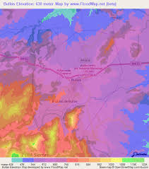 14/07/2015 maps report abuse share a video. Elevation Of Bullas Spain Elevation Map Topography Contour